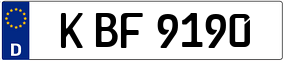 Truck License Plate